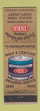 Matchbook Cover - Sinclair and Valentine Inks 1940 WORN STRIKER