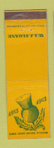 Matchbook Cover - W&J Sloane 1943 Furniture
