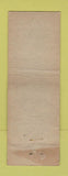 Matchbook Cover - Stone's Hickey Freeman Men's Clothes White Plains NY WORN