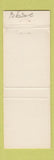 Matchbook Cover - Cora Store Cora WY