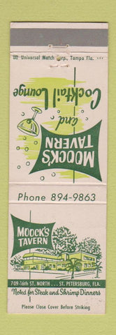 Matchbook Cover - Moock's Tavern St Petersburg FL
