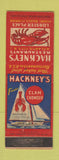 Matchbook Cover - Hackney's Restaurant Miami Beach FL lobster