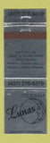 Matchbook Cover - Lunas Ristorante Delray Beach FL