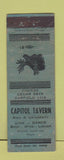 Matchbook Cover - Capitol Tavern WORN BLUE