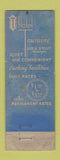 Matchbook Cover - The Owl Hotel Touraine Oakland CA WORN