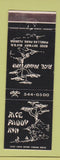Matchbook Cover - Rice Paddy Inn Pinellas Park CA