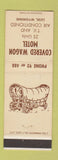 Matchbook Cover - Covered Wagon Motel Lusk WY