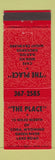 Matchbook Cover - The Place Cafe Cora WY