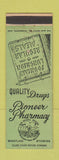 Matchbook Cover - Pioneer Drug Wheatland WY