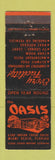 Matchbook Cover - The Oasis Miami Beach FL