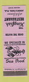 Matchbook Cover - Kingfish Restaurant John's Pass FL