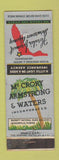 Matchbook Cover - McCrory Armstrong Waters Insurance Jacksonville FL WEAR