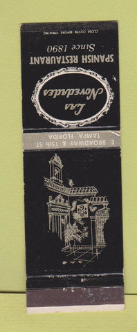 Matchbook Cover - Las Novedades Spanish Restaurant Tampa FL