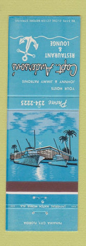 Matchbook Cover - Captain Anderson's Restaurant Panama City FL