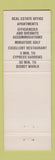 Matchbook Cover - Ranch House Motor Inn Winter Haven FL Real Estate