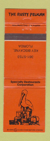 Matchbook Cover - Rusty Pelican Key Biscayne FL