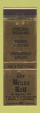 Matchbook Cover - The Brass Rail Redway CA