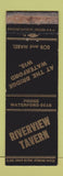 Matchbook Cover - Riverview Tavern Waterford WI WORN
