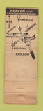 Matchbook Cover - Heaven City Hotel Mukwonago WI WORN