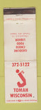 Matchbook Cover - J's oil gas Cheese Tomah WI WEAR