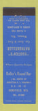 Matchbook Cover - Roller's Round Bar Schofield WI Kootch's Rathskeller