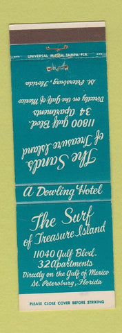 Matchbook Cover - Sands of Treasure Island ST Petersburg FL