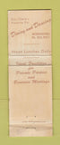 Matchbook Cover - Yard Supper Club Eau Claire WI WORN