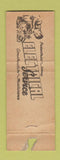 Matchbook Cover - Ted Marlette Electrical Beloit WI POOR STRIKER