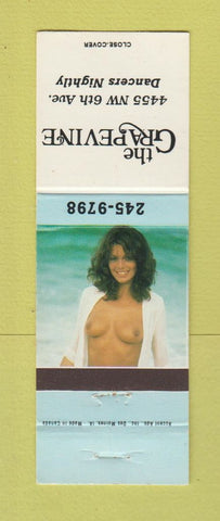 Matchbook Cover - Grapevine Strip Club pinup