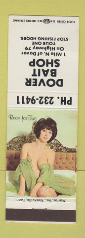 Matchbook Cover - Dover Bait Shop pinup