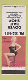 Matchbook Cover - Dover Bait Shop pinup