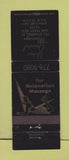 Matchbook Cover - Yokos Massage San Francisco CA girlie WEAR