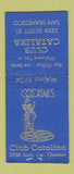 Matchbook Cover - Club Catalina San Francisco CA girlie BOBTAIL