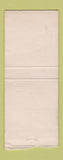 Matchbook Cover - Circus Tent Sacramento CA girlie BOBTAIL CREASES