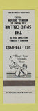 Matchbook Cover - Spud Cellar Merrill OR girlie BLUE