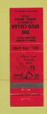 Matchbook Cover - Spud Cellar Merrill OR girlie RED