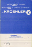 Matchbook Cover - Kroehler Furniture Jersey City NJ girlie 40 Strike