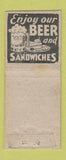 Matchbook Cover - Keystone Cafe Sacramento CA girlie BOBTAIL POOR