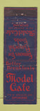 Matchbook Cover - Model Cafe Spokane WA POOR