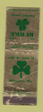 Matchbook Cover - Burke Cocktail Lounge Milwaukee WI WORN