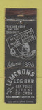 Matchbook Cover - Lemeron's Log Bar Green Bay WI lobster WEAR