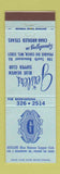 Matchbook Cover - Geislers Blue Heaven Supper Club Prairie Du Chien WI
