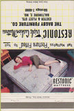 Matchbook Cover - Restonic Matresses Baltimore MD girlie 40 Strike