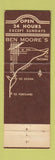 Matchbook Cover - Ben Moore's Cafe Olympia WA