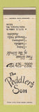 Matchbook Cover - Peddler's Son Hales Corners WI