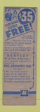 Matchbook Cover - Bentley's Credit Department Store Milwaukee WI WEAR