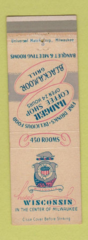 Matchbook Cover - Hotel Wisconsin Milwaukee WI