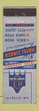 Matchbook Cover - Hotel Linker La Crosse WI
