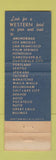 Matchbook Cover - Cascadian Hotel Wenatchee WA Apple Box