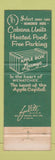 Matchbook Cover - Cascadian Hotel Wenatchee WA Apple Box